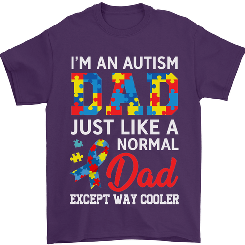 Autismus Dad Autistisch Vatertag Asd Herren 100% Baumwolle - Picture 55 of 102