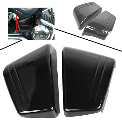 Left Right Black Battery Side Fairing Covers Fit For Honda