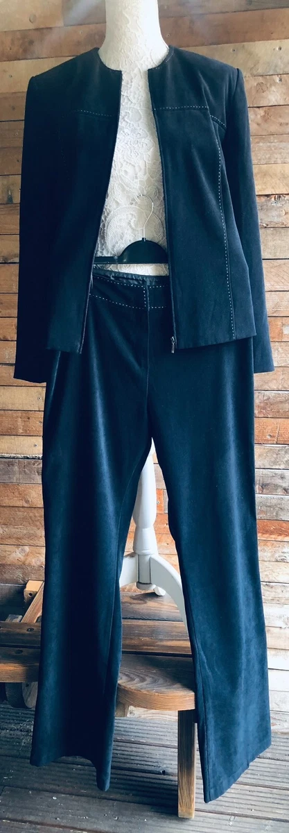 Marks and Spencer Women's UK14 Black Trouser Suit 2 piece pre-owned | eBay
