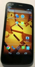 READ 1ST Motorola MOTO G 8GB XT1031 CDMA Black Boost Fast Ship Crack Fair Used