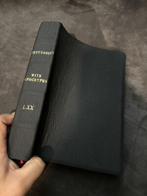 septuagint with apocrypha greek and english Brenton Leather LXX