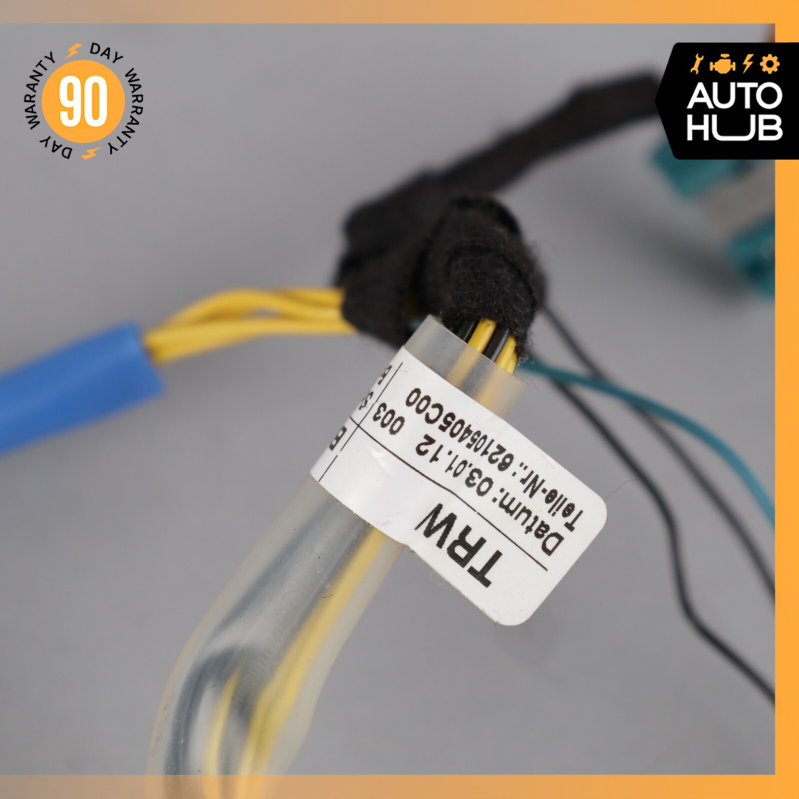 12-18 Bentley Continental GTC GT Steering Wheel Driver Airbag Wiring Harness 71k