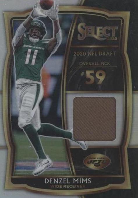2020 Panini Select - Draft Selections Memorabilia Denzel Mims #DS-DMI ...