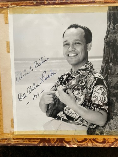 Hawaiian slack key 78 10" lot with photos and autographs tiki bar Exotica - 第 6/15 張圖片