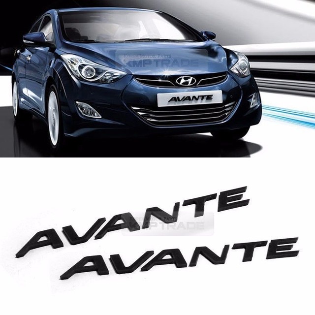 Side Front Trunk Mini Emblem Point Logo Badge Black for HYUNDAI 11-16 ...