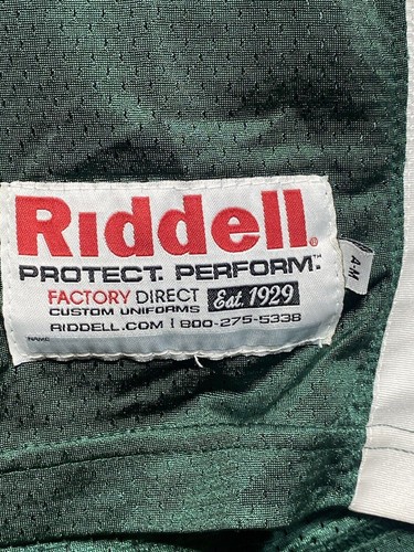 New York Jets #60 S. Corley VTG Jersey Men Medium Green Riddell NFL Football Top - Picture 3 of 11
