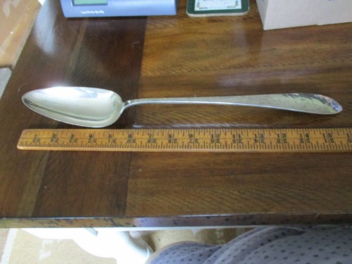 Sterling Silver PORTER BLANCHARD Handmade Hand Hammered 16" STUFFING SPOON Fab! - Bild 6 von 7