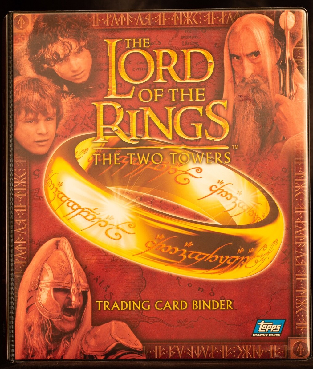 Rare LOTR The Two Towers TOPPS Trading Card Binder, LOTR Card Set & more. | eBay Rare LOTR The Two Towers TOPPS Trading Card Binder, LOTR Card Set & more. | eBay