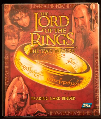 Rare LOTR The Two Towers TOPPS Trading Card Binder, LOTR Card Set & more. | eBay Rare LOTR The Two Towers TOPPS Trading Card Binder, LOTR Card Set & more. | eBay