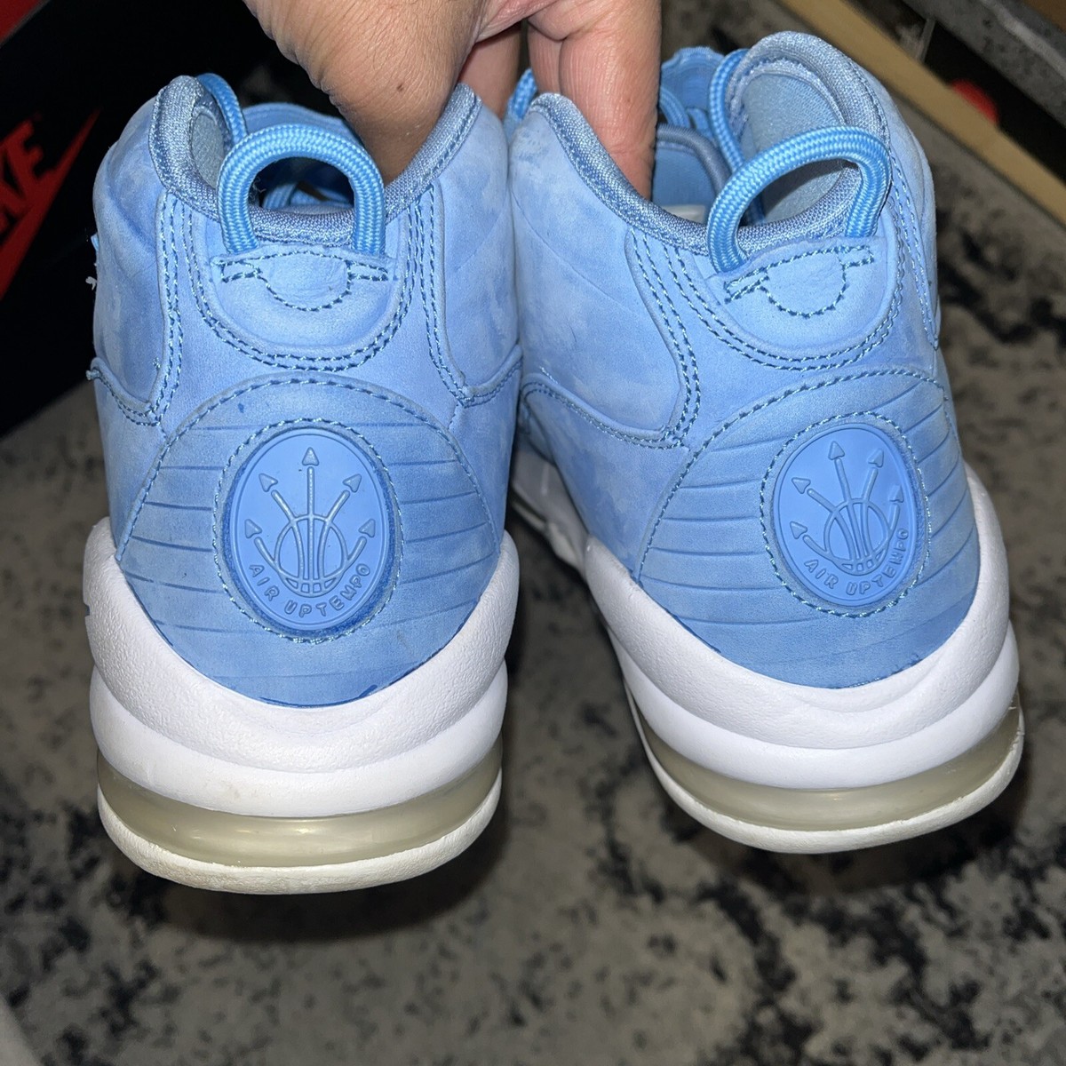 Nike Air Max Uptempo Shoes Mens‎ Size 7 Light Blue White 922932-400 Retro 2016 Nike Air Max Uptempo 95 University Blue Men main image 3