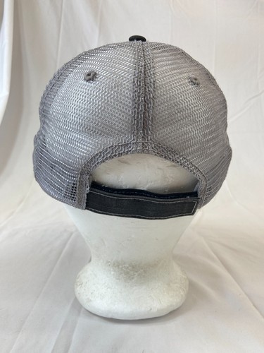 Buck Shots Bar & Grill Baseball Cap Strapback Hat Distressed Mesh Back Gray - Picture 6 of 10