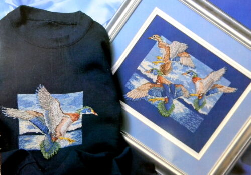 True Colors Morning Flight Wood Ducks counted Cross Stitch Pattern - Picture 3 of 4
