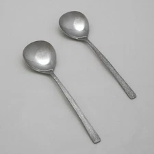 STUDIO Design Viners of Sheffield Stainless Steel Cutlery Pair of Serving Spoons