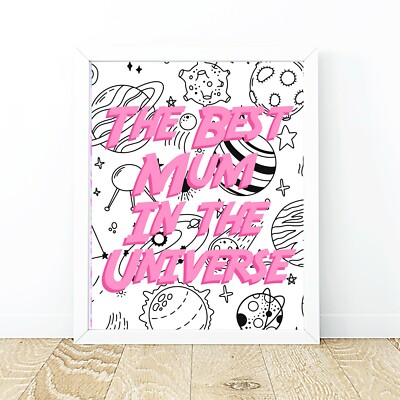Beste Mama der Welt Druck Muttertagsgeschenk Geburtstagsgeschenk für ihre Mama Geschenk 238