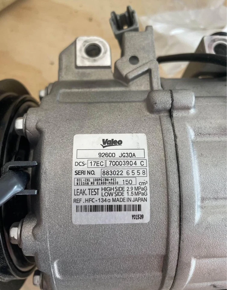 nissan x trail t 31 aircon compressor - image 2 of 4