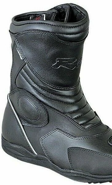 Stivali Stivaletti Moto Impermeabile Pelle Touring Turismo Strada Sport Scooter - Immagine 2 di 3