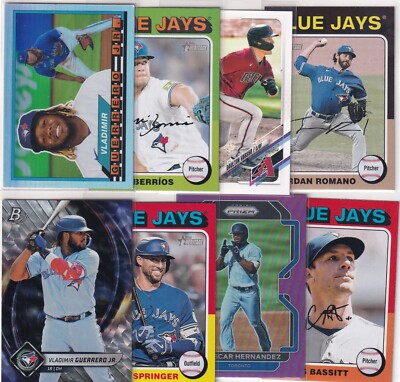 LOT (15) TORONTO BLUE JAYS GUERRERO VARSHO BERRIOS SPRINGER TEOSCAR (JC)-6247