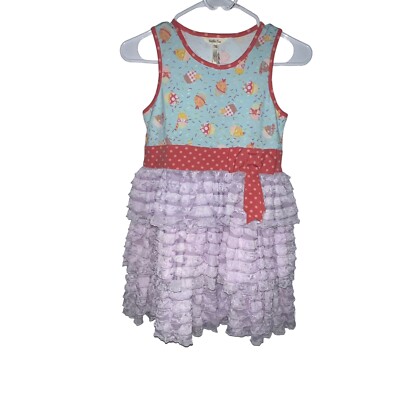 NWT Matilda Jane Brilliant Daydream Lets Eat Cake Birthday Tulle Dress Size 10