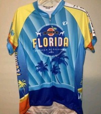 Pearl Izum Cycling Top Woman Size XLarge Florida Graphics Bicycle Outfitters