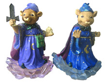 Pair Mystical Mice Collection The Fortune Tellers by Regency Fine Arts figurines