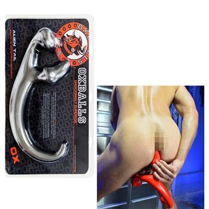 Oxballs Steel Alien Tail Butt Plug With Built In Cocksling Anal