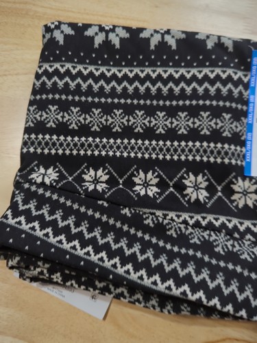 2 por $ 20 Leggings Time and Tru tiro alto verde y negro Fairisle XXXL (22) - Imagen 7 de 8