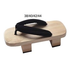 Japanische Holz Clogs Schuhe Flip Flops für drinnen und draußen Reise Kostüm