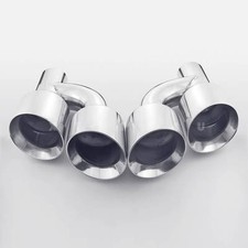 Pair QUAD 4 Out 2.25 In Dual Wall Angle Cut O...