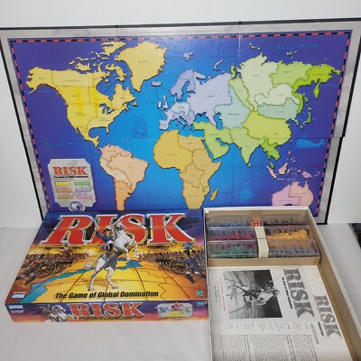 Vtg Risk Board Game 1998 Parker Brothers Hasbro With Manual | eBay