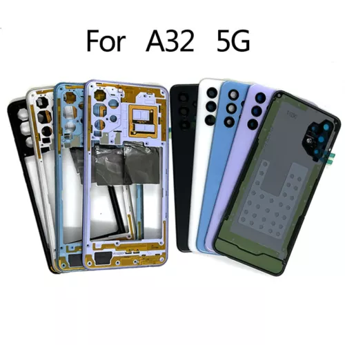 Boîtier Coque Cache Batterie + Cadre Moyen Mid pour Samsung A32 4G A325 A32 5G A326 - Photo 2 sur 20