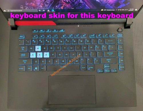 Keyboard Skin Cover for Asus ROG Strix 15.6 inch G513 G513Q G513QY G513RW G513IC - Picture 3 of 5