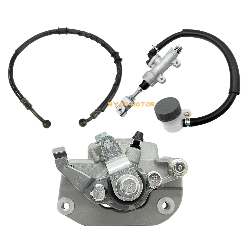 Kit de manguera de cilindro maestro de pinza de freno trasero para Honda TRX450R TRX450ER 2004-2014 Foto 3 de 4