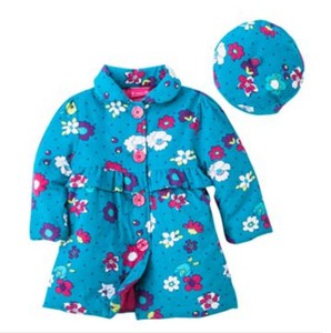 baby girl peacoat and hat