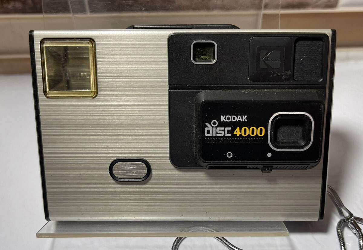 Kodak Disc 4000 Film Camera Retro Photography Photos 1980's Vintage Untested