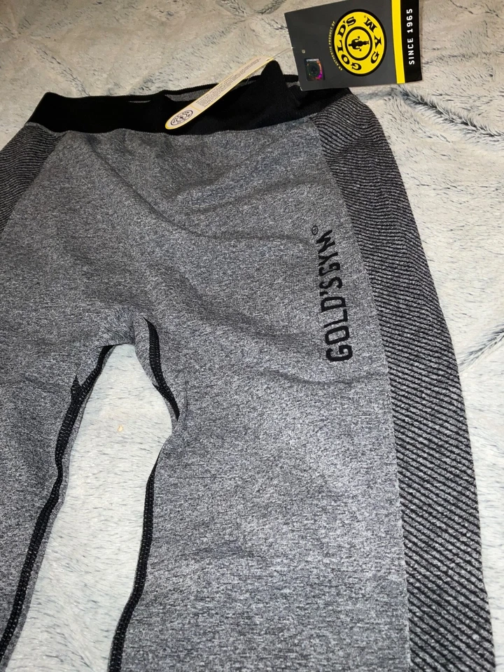 Leggings Golds Gimnasio Damas - Gris Marl - Talla m-l Diseño Sin Costuras Nuevo Entrenamiento  Foto 2 de 4
