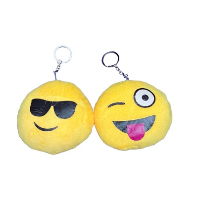 Emoji Plush 3'' Keychain / Backpack Charm Choose One