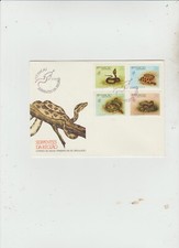 Macau 1989 FDC  Reptiles issue   good condition