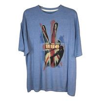 The WHO  Live Nation 2010 Blue Short Sleeve T-Shirt UK Merch Size XL