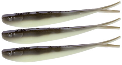3 Stück Quantum Q-Fish Gabelschwanz  8g  / 13cm - olive green