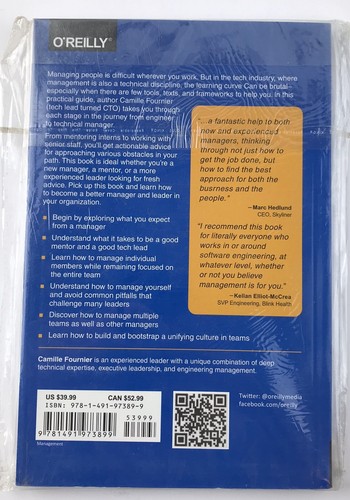 The Manager`s Path: A Guide For Tech Leaders by Camille Fournier (Paperback 2017 - 第 3/3 張圖片