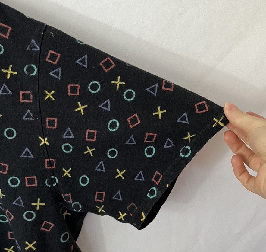 Playstation Tshirt Controller Button All Over Pat… - image 2