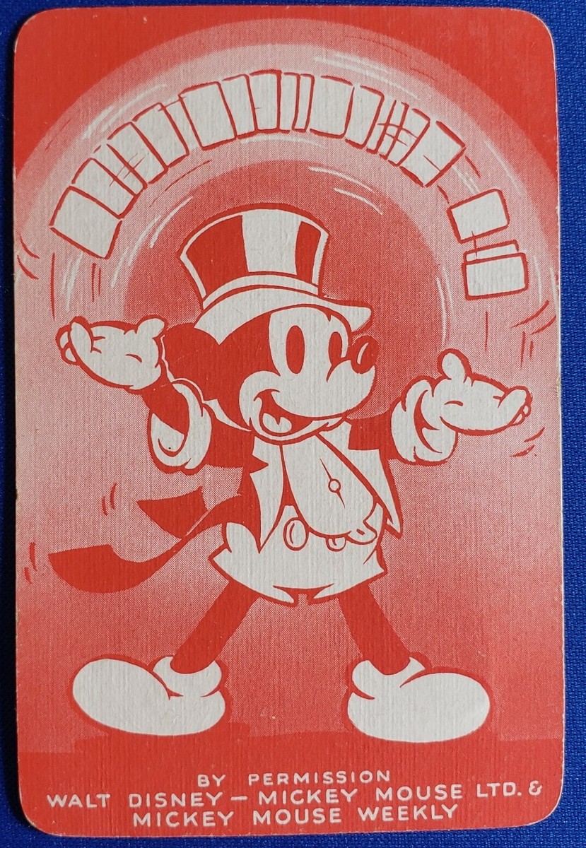 Vintage Disney 1938 CASTELL SHUFFLED SYMPHONIES Donna Duck Card