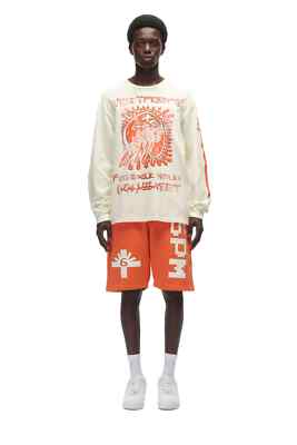 6PM x VERTABRAE PSYCHEDELIC LONGSLEEVE CREAM [SIZE L]