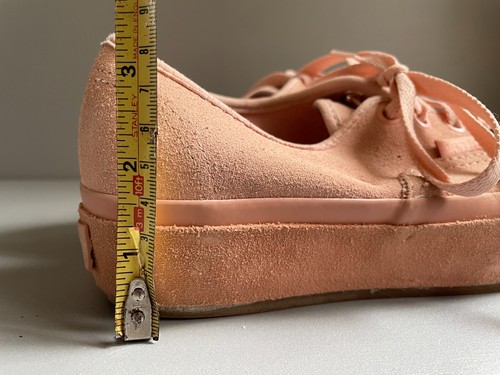 Vans Authentic Platform 2.0 rosa rosa gamuza zapatos con cordones Reino Unido 4 eur 36.5 - Imagen 17 de 18