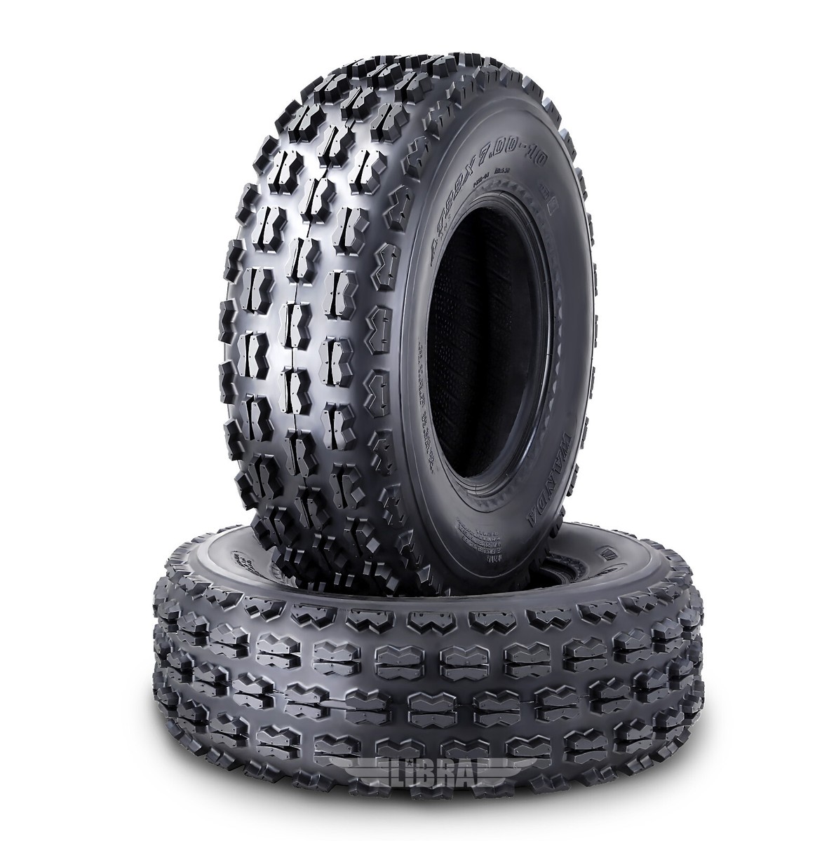Yamaha Raptor 700 Warrior 350X ATV front tires set 22x7-10