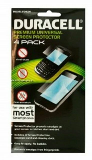 Duracell Cell Phone Screen Protectors for Universal