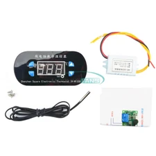 AC110-220V Microcomputer Digital Thermostat Temperature Controller Blue LED