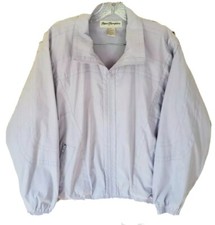 Norm Thompson Womens Jacket Lightweight Batwing Lavender Zipper Petite Large