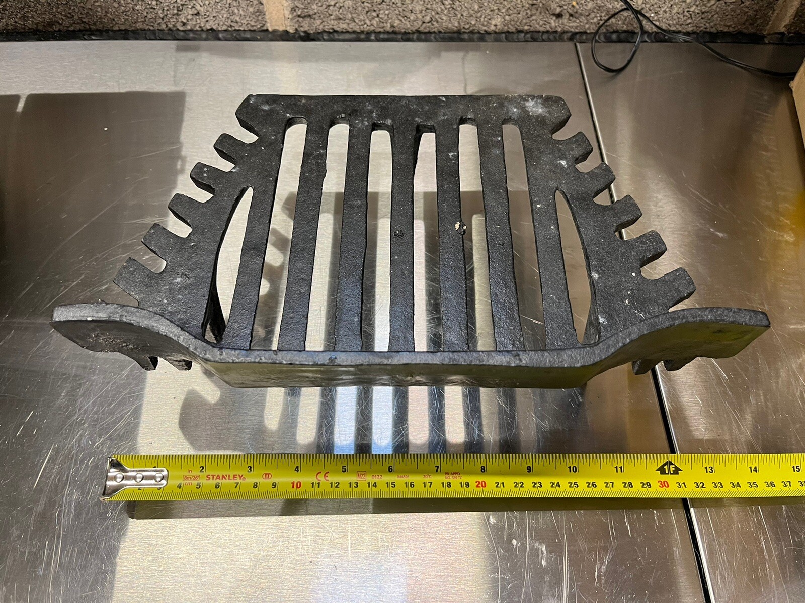 Fire Grate For Fireplace Metal Coal Log Open Basket eBay