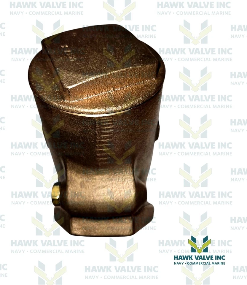 2" BRONZE 125 SWP 200 WOG FNPT Y-PATTERN SWING CHECK MILWAUKEE VALVE Fig.509Y - Image 4 of 4
